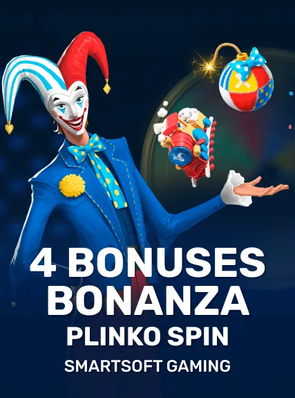 4 Bonuses Bonanza - Plinko Spin